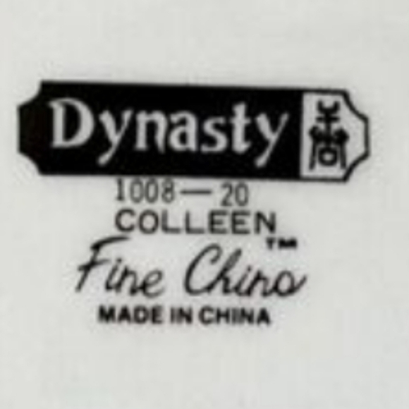 Dynasty Fine China Colleen 1008-20 Lot Of 4 Dinner Plates 8" Set of 4 - Picture 3 of 4